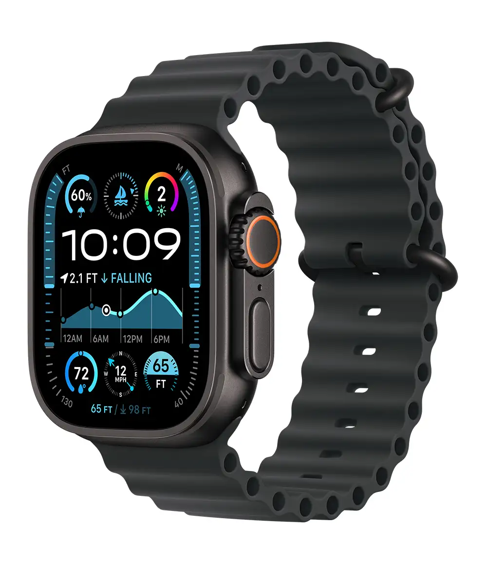 Apple Watch Ultra GPS Cellular 49mm Caixa Preta Bracelete Ocean
