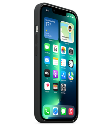 Capa Premium Silicone para iPhone 13 pro - preta